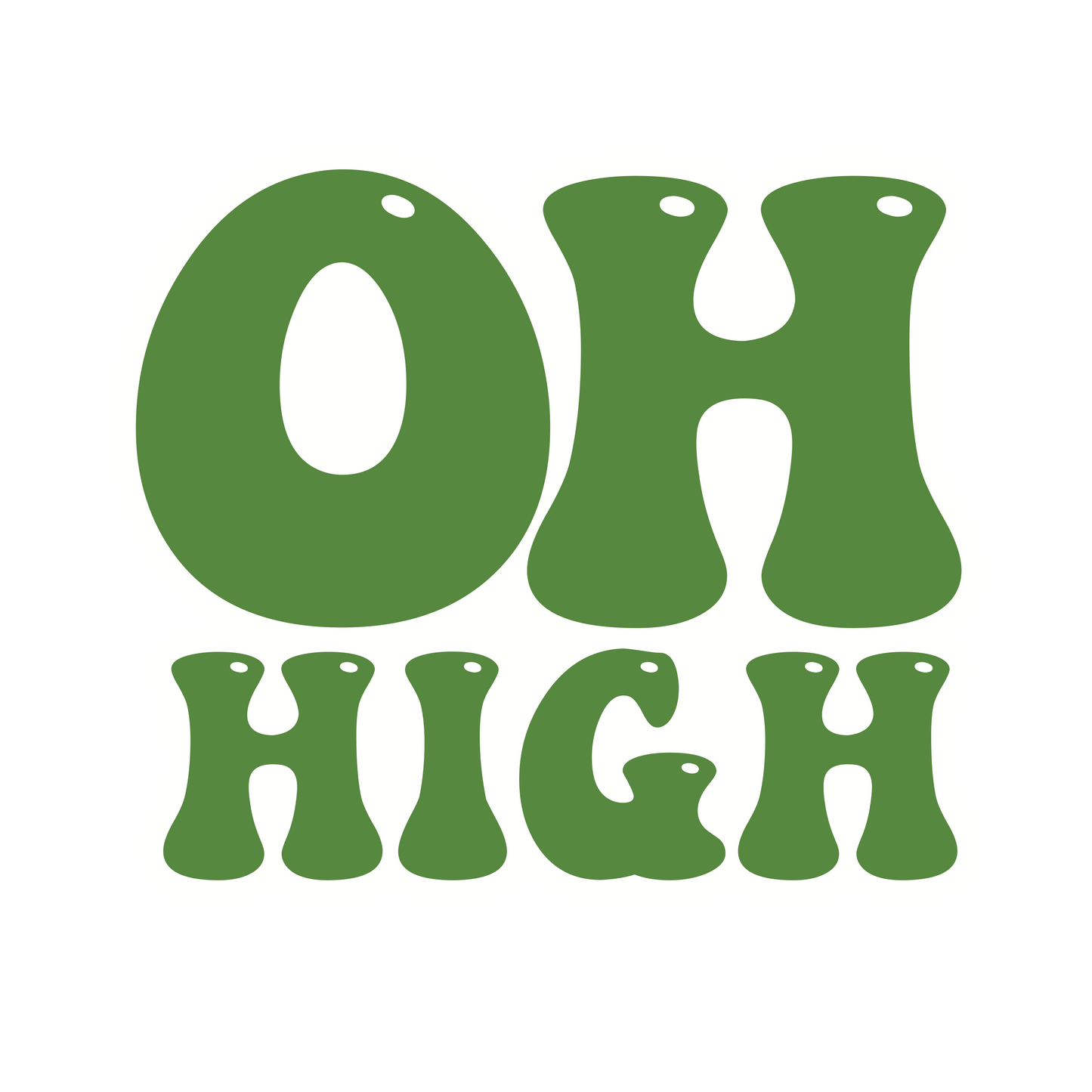 "Oh High" Sticker