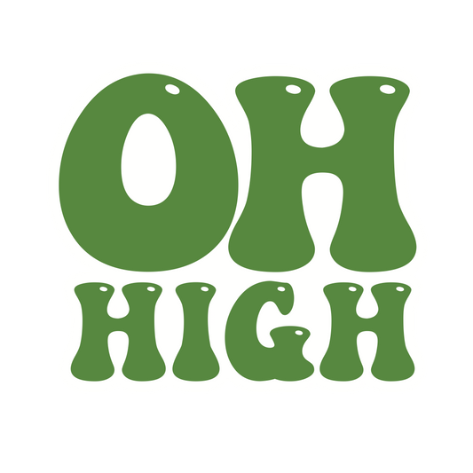 "Oh High" Sticker