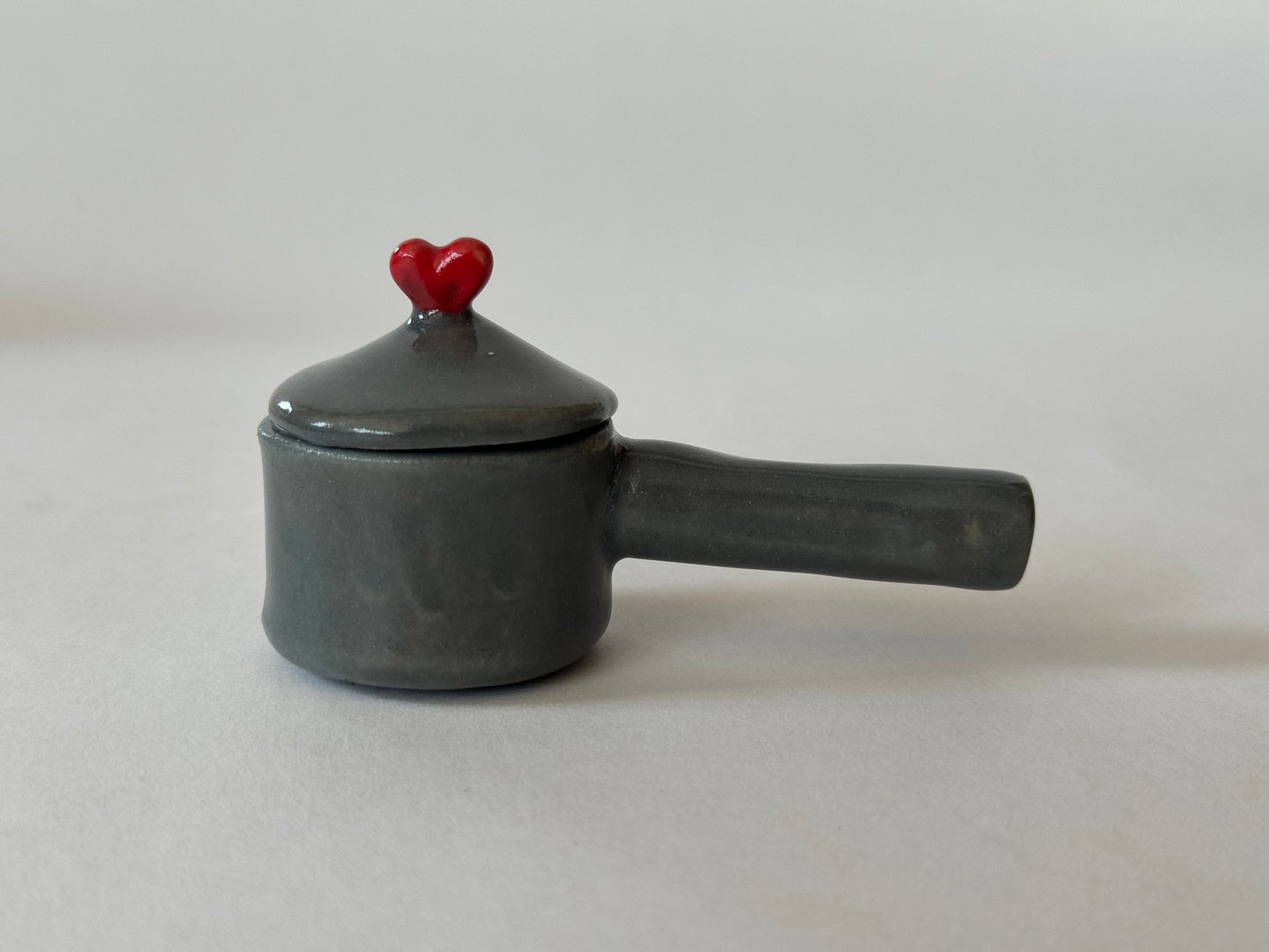 Pot Bowl w/ Heart Handle