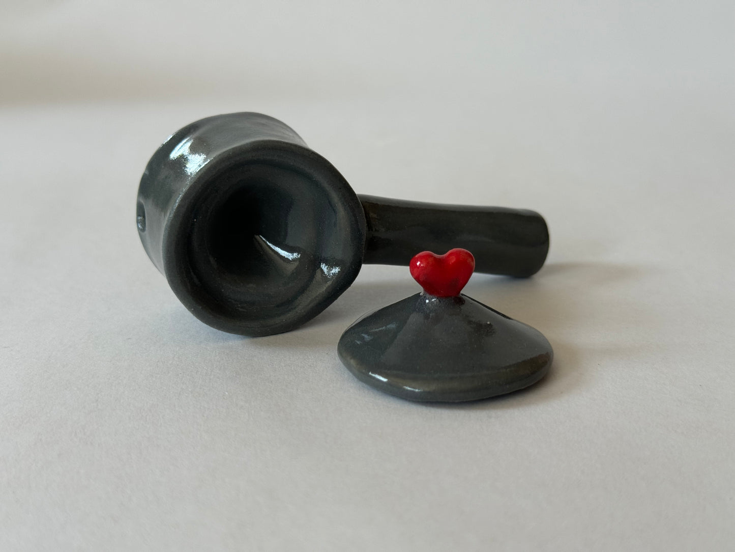 Pot Bowl w/ Heart Handle
